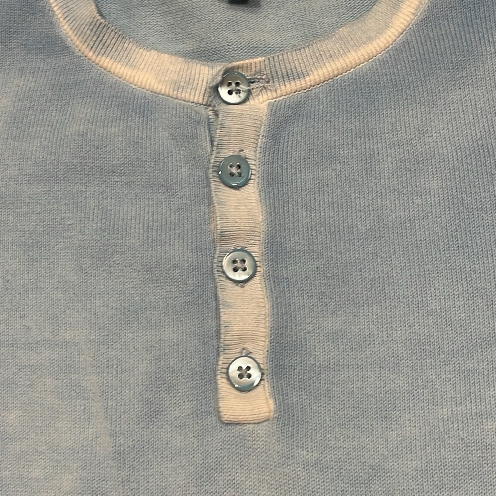 Bonpoint Sky blue sweater size 6 - Picture 4 of 6